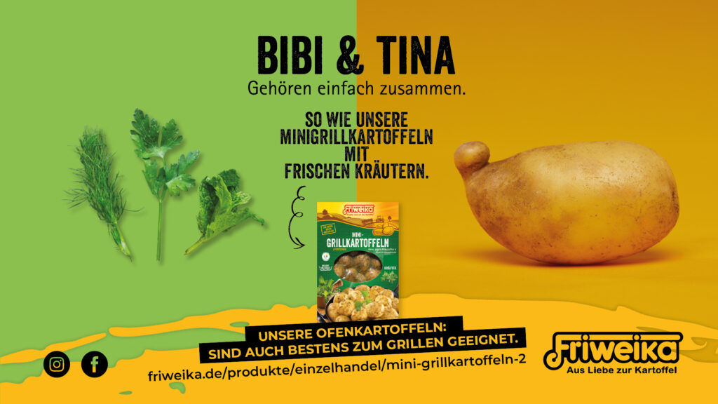 Max und Moritz gehören einfach zusammen. So wie unsere Mini-Grillkartoffeln mit frischen Kräutern