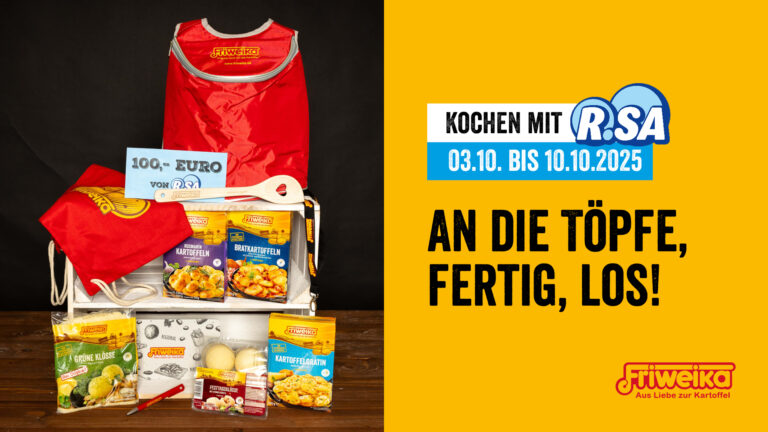 An die Töpfe, fertig Los Kochenmit RSA und Friweika vom 03.10 bis zum 010.10 .2025