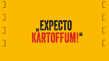 Expecto Kartoffum! Von Gleis 9 3/4 mit dem Kartoffel Express auf dem Weg in die Kartoffelschule für Hexerei und Zauberei 🧙🏻♀️🪄 (Original aus Harry Potter “Expecto Patronum!”)